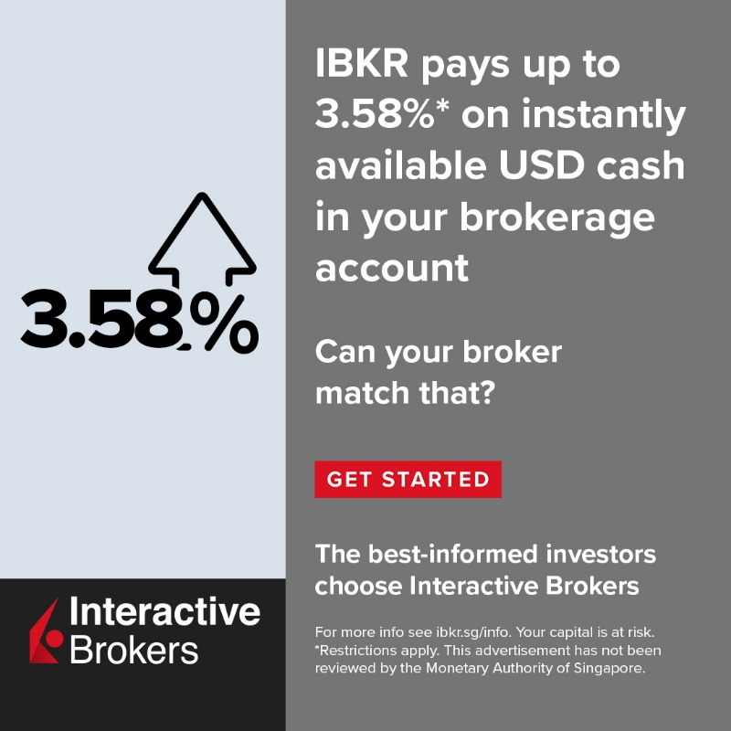 IBKR's tweet photo. What interest rate does your broker pay? Interactive Brokers’ clients earn up to 3.58% on uninvested USD cash balances.