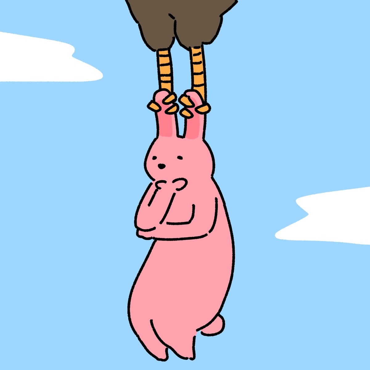 「#本ミリバール うさぎとび」|honmirinのイラスト