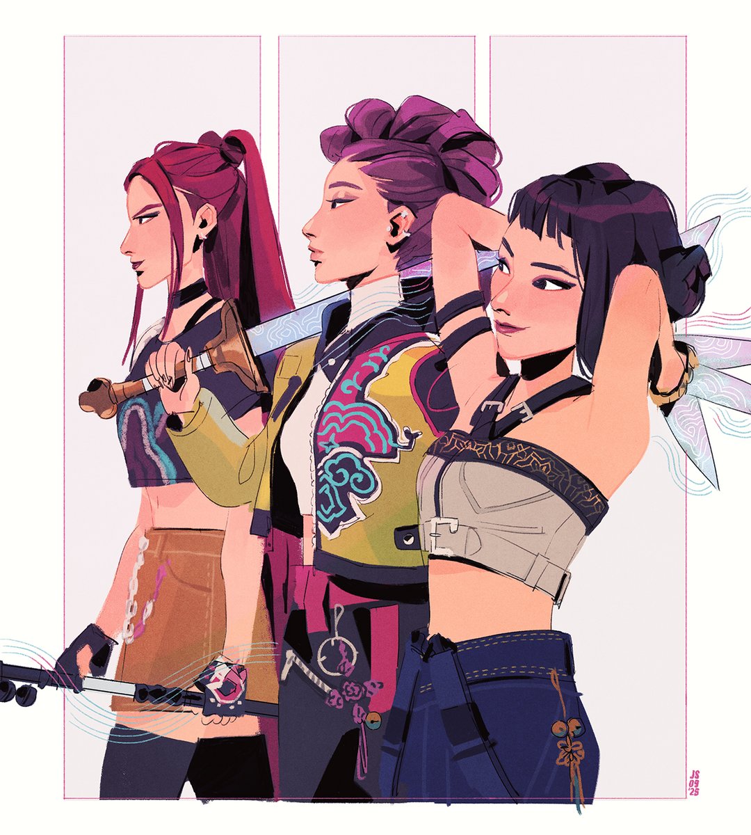 Run, run, we run the town // HUNTR/X 💜#KPOPDEMONHUNTERS