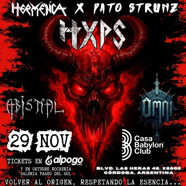 PatoStrunz86's tweet photo. Cordoba, nosotros ya tenemos fecha...ustedes preparen el Fernet!
#VolverAlOrigenTour2025
#HXPS https://t.co/Ys2RJkFTFR