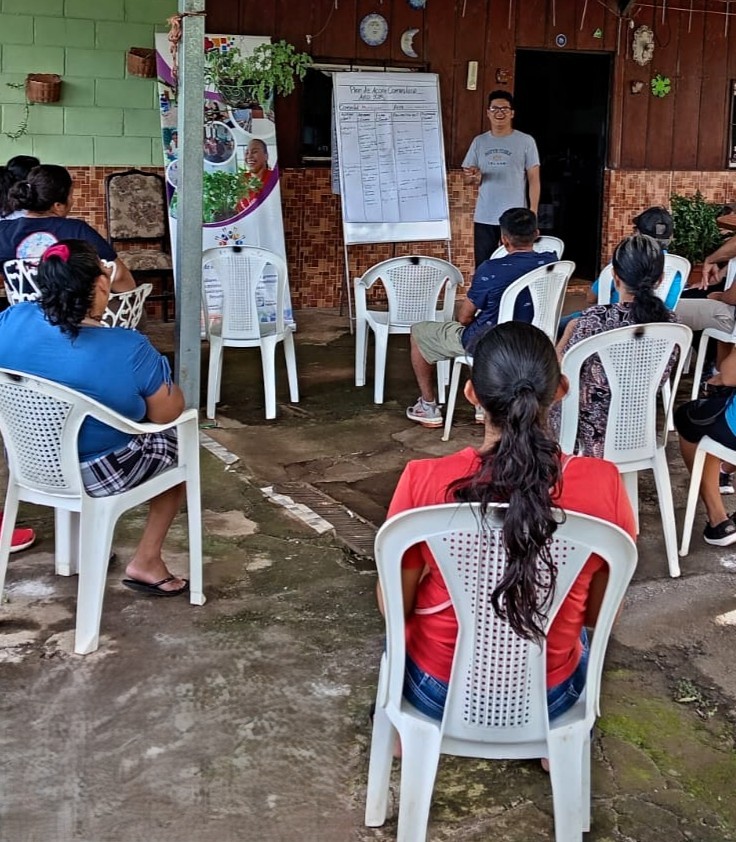 🙌Grupo Gestor, lideresas y lideres comunitarios de Santa Isabel Ishuatán llevan a cabo una #AsambleaComunitaria para presentar y validar los Programas de Acción Comunitaria PACOS, han evaluado logros y los resultados obtenidos durante la ejecución del programa en un año✅.