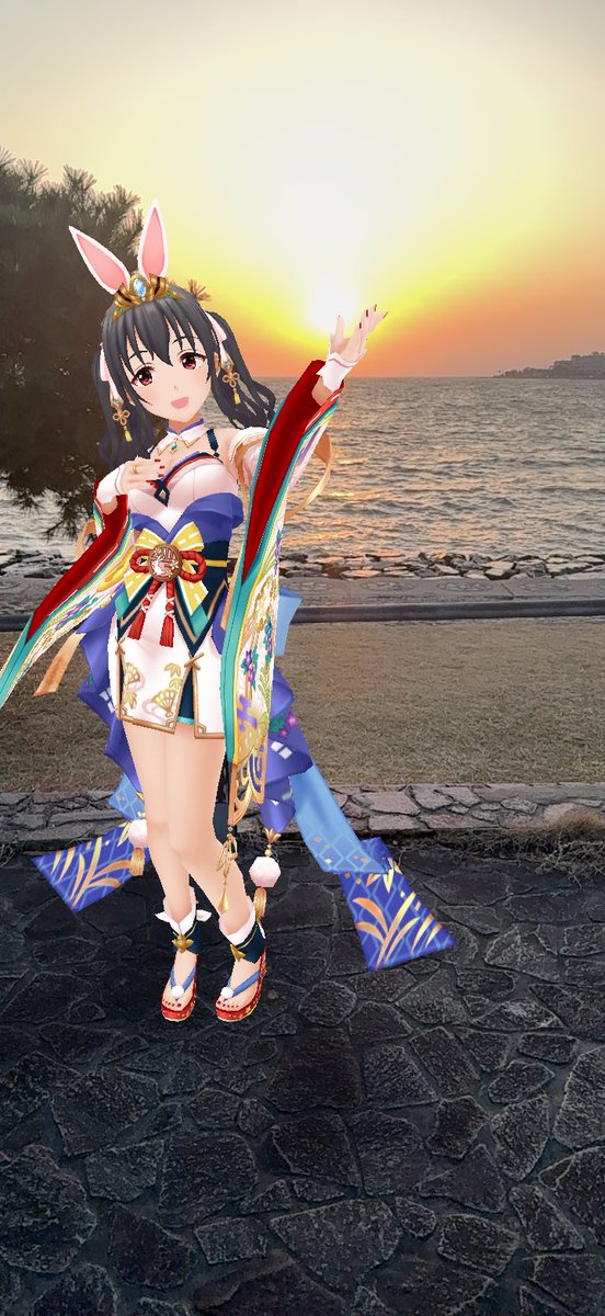 #無言で夕刻のカッコいいと思う写真を載せる