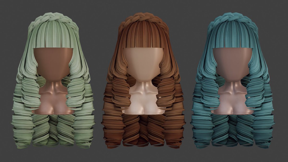 🎀💘New Curly Dolly Locks Hairstyle Out Now💘🎀 (Reupload)

Purchase Here: roblox.com/catalog?Catego…

Join my group for more!!