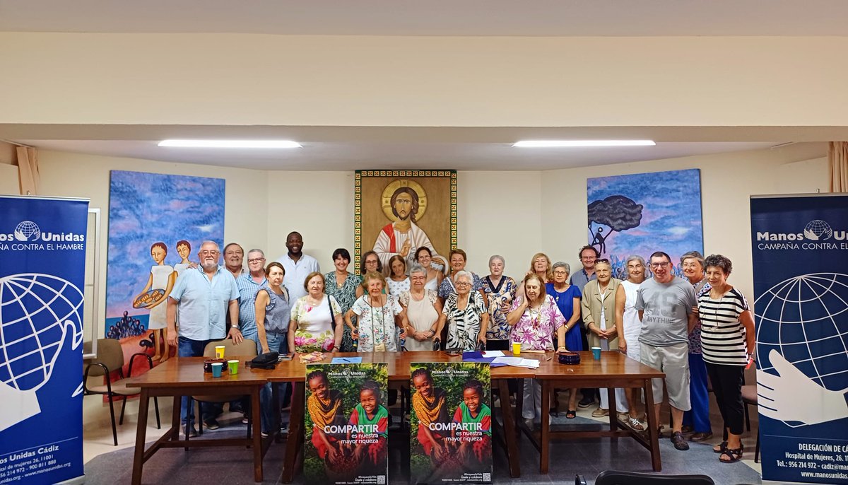 Hoy hemos celebrado nuestra asamblea general ordinaria. Gracias a todos por vuestra dedicación, seguimos trabajando por un mundo con igualdad de oportunidades y erradicar "las hambres" existentes. <a href="/ManosUnidasONGD/">Manos Unidas ONGD</a>