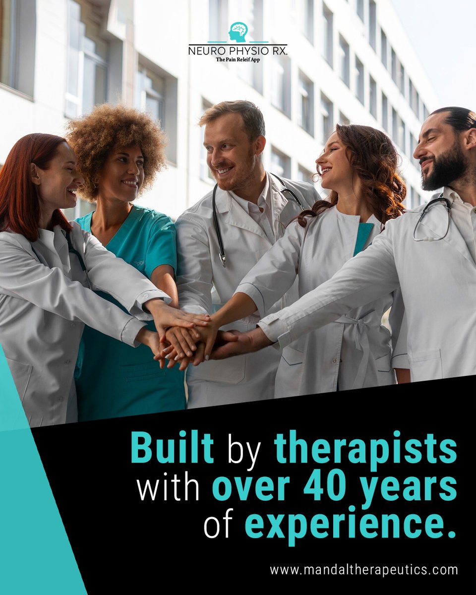 NeurophysioRx's tweet image. Behind every exercise and every session in our app is a team of professionals with decades of experience. Our program was built by real physical and occupational therapists who truly know what they're doing.

#TrustedByExperts #Rehab #MovementTherapy