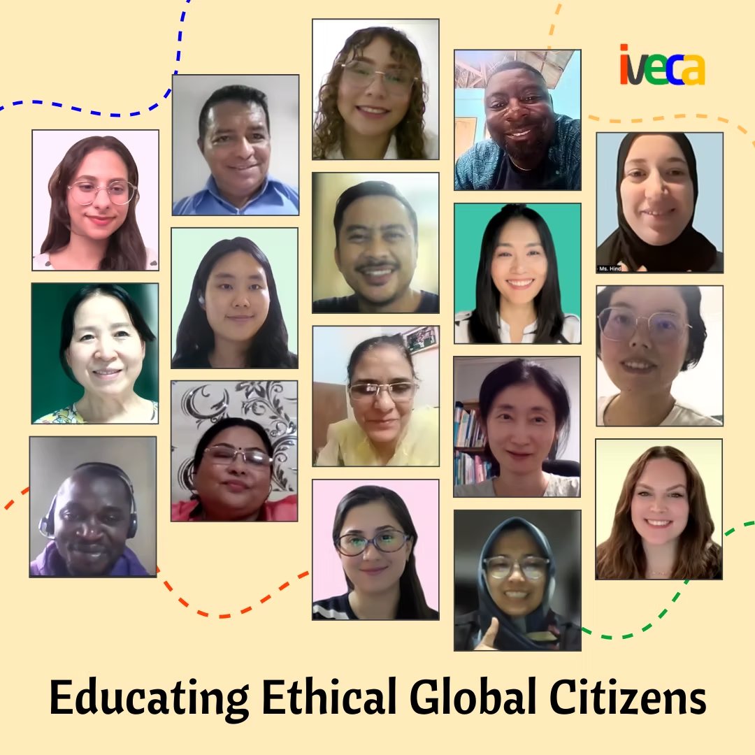 IVECAorg's tweet image. Teachers from around the world shared their motivations, #EducationalGoals &amp;amp; areas of interest before exploring the #IVECA virtual platform during this semester&apos;s #TeacherProfessionalDevelopment. 🍎
 
Read more 👉 tinyurl.com/Fall25TPD

#GCED #EthicalAI #InterculturalCompetence