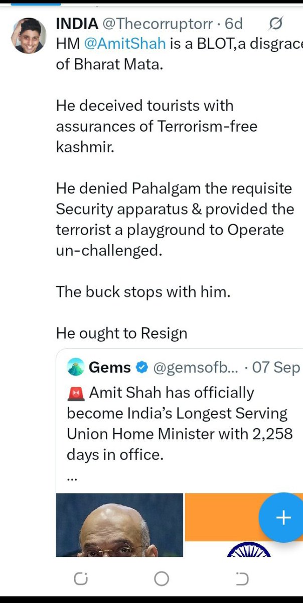 Mr. <a href="/dhruv_rathee/">Dhruv Rathee</a> how can you afford to smile &amp; be happy. Don't you realize, Bharat is in turmoil. My conscience begs of me,to be SELFISH &amp; ASK of You,in the Interest of Bharat Mata to indulge in a relentless campaign to seek ACCOUNTABILITY for the PAHALGAM TERRORIST ATTACK.
