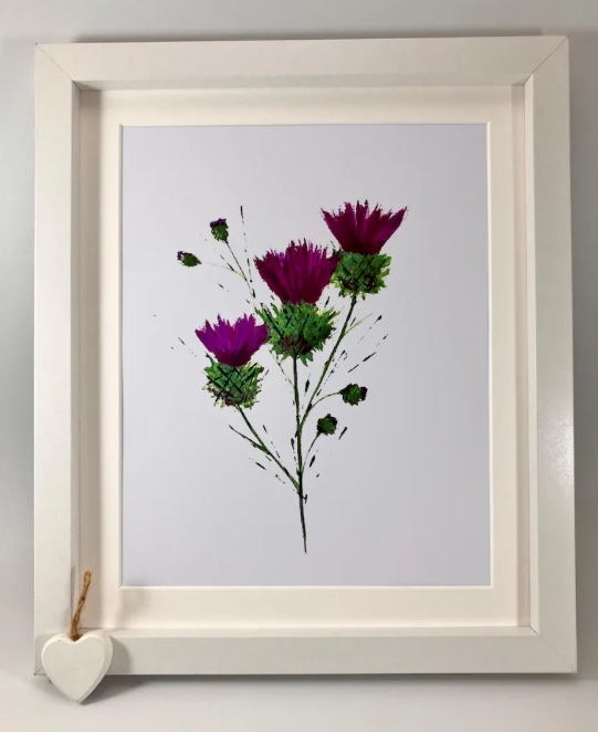 ‘Three thistles’ Scottish Thistle original art print #MHHSBD #craftbizparty 
etsy.com/uk/listing/430…