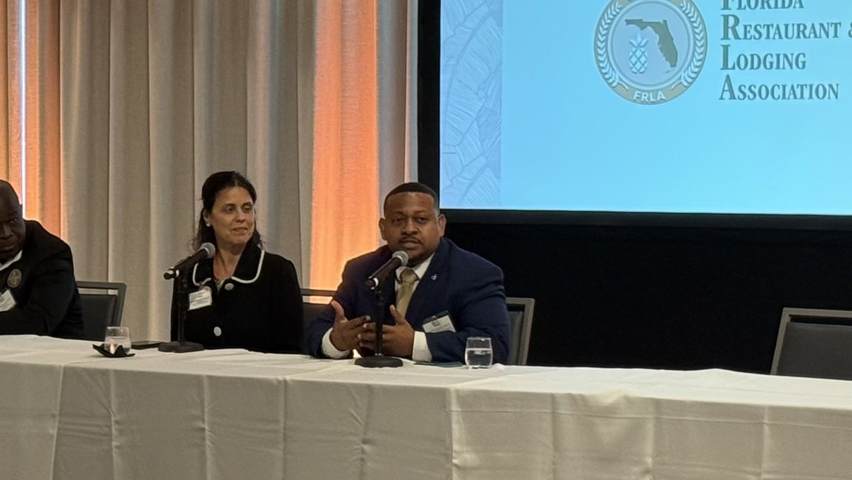 I really enjoyed sitting on a panel with my colleagues, Senator Anna Maria Rodriguez and Rep. Wallace Aristide as we discussed policy with the Florida Restaurant and Lodging Association.