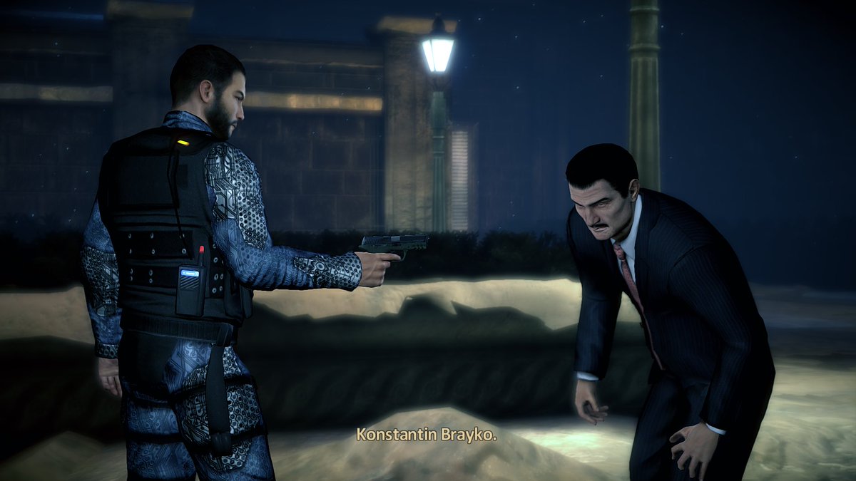 IBMA_1's tweet image. #AlphaProtocol والله يا ان ذي اللعبة تبرد الخاطر بشكل كبير و الحلو انها تعطيك قرارات بين انك تقدح من راسك او تكون طيب او تكون دوبلماسي تمثل CIA بإحترام او تكون محايد

طبعاً الي قدامكم كان مسوي فيها بيحقق معي لكن سحبت سلاحه و خليته يمشي برجل وحدة