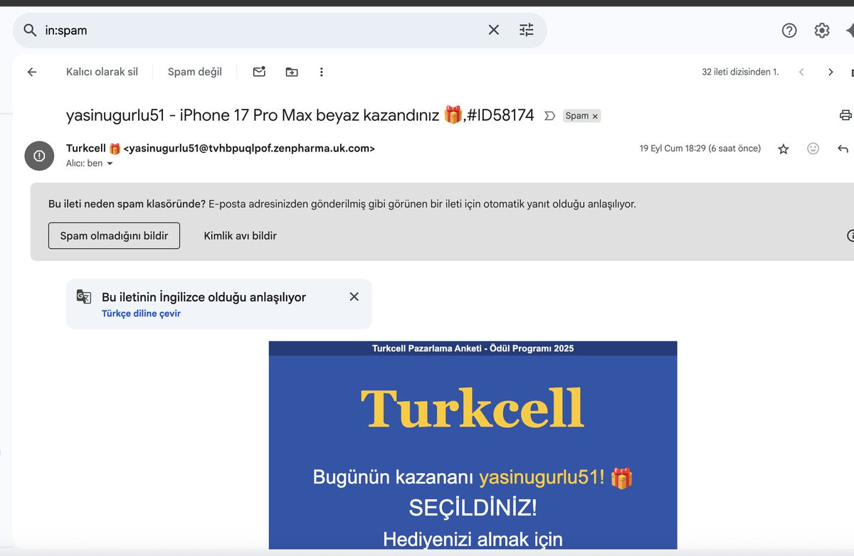 Ya madem dolandırıyonuz bari turuncuyla dolandırsanıza be vizyonsuz k*pekler