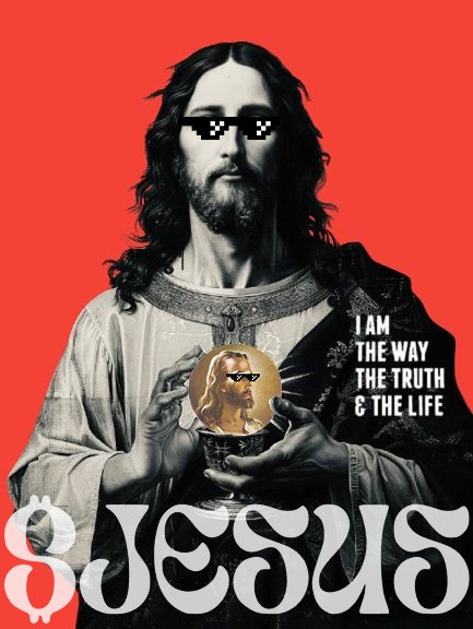 ZEZMAN331's tweet image. The loudest memecoin in the market? 🐸🐕
No — it’s the one with the cross. ✝️
$JESUS coin is speaking now.
#JesusCoin @jesustokens