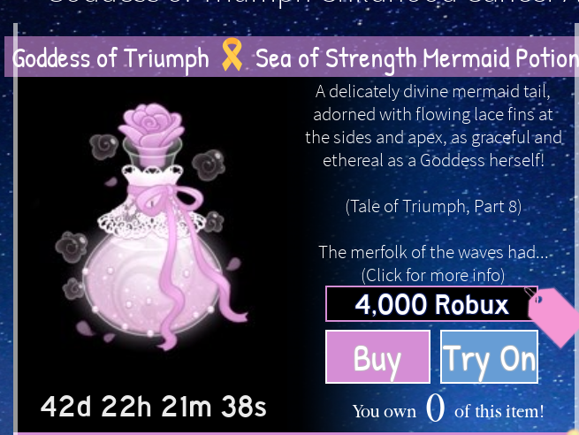 Mermaid Potion Giveaway!!!

1️⃣ Follow me <a href="/SeizariRH/">SeizariRH</a> 

 2⃣  Like + Retweet   

 3⃣ FOLLOW ME ON TWITCH                 Twitch.tv/seizari

Show proof below :3

Ends September 23rd
