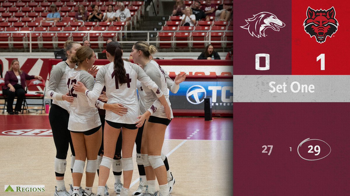 Red Wolves complete the comeback to go up 1-0.