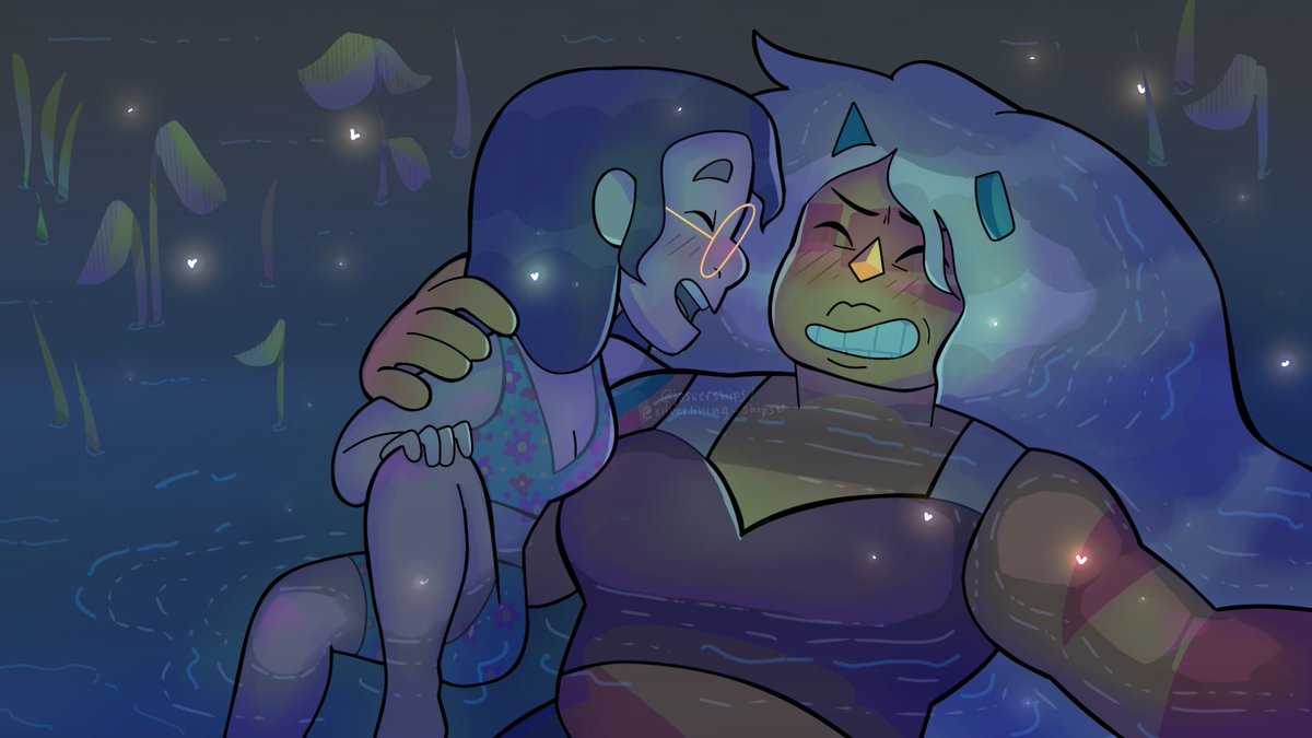 jasverships's tweet photo. I want your waves breaking on me. . . ⭐🧡 #selfship #stevenuniverse #jasverforever https://t.co/ONu8nqWqss