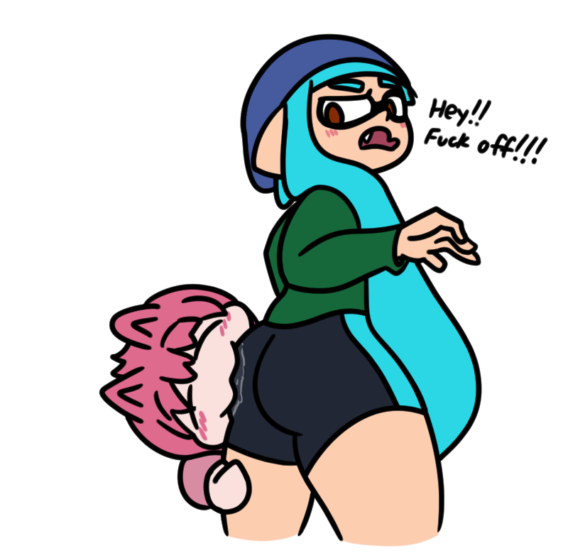 i have been criticized for the recent lack of ika butt drawings. my apologies