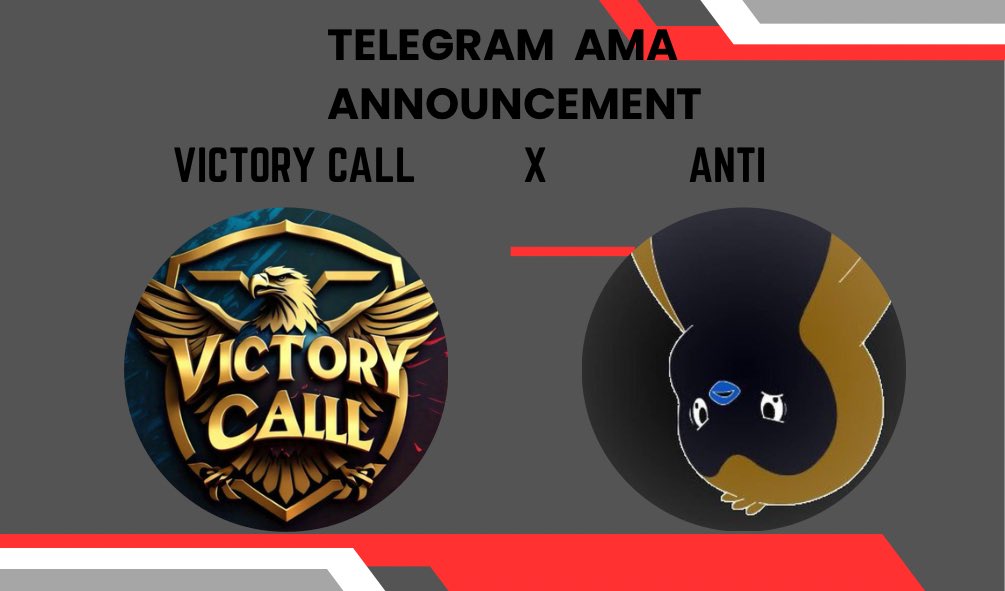 VICTORCHINAN's tweet photo. AMA ANNOUNCEMENT — ANTI x Victory Call 🚨

Get ready, Victory Call Fam! 🎉
We’re hosting an exclusive AMA with the ANTI Team — a project making waves. 🔥

📅 Date: Friday, September 19
⏰ Time: 11 PM UTC
📍 Venue: https://t.co/jkQcAeAPgf

#VictoryCall #ANTI #CryptoAMA https://t.co/zPmXIOYuRJ