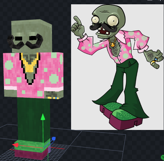 Bahnana_Bread's tweet photo. Disco is coming through!
#Minecraft #Blockbench #lowpoly #3D https://t.co/R3G5TlOJK3