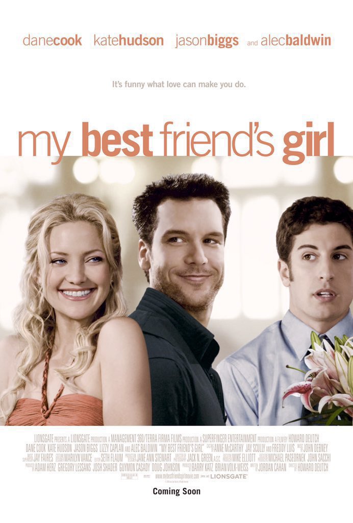 FilmNewsNos's tweet photo. 🎬MOVIE HISTORY: 17 years ago today, September 19, 2008, the movie ‘My Best Friend’s Girl’ opened in theaters!
@DaneCook #KateHudson #JasonBiggs #DioraBaird #AlecBaldwin #LizzyCaplan #TaranKillam #MalcolmBarrett #RikiLindhome #MiniAnden #JennyMollen #BradGarrett #NateTorrence https://t.co/HDbFp5ofm0