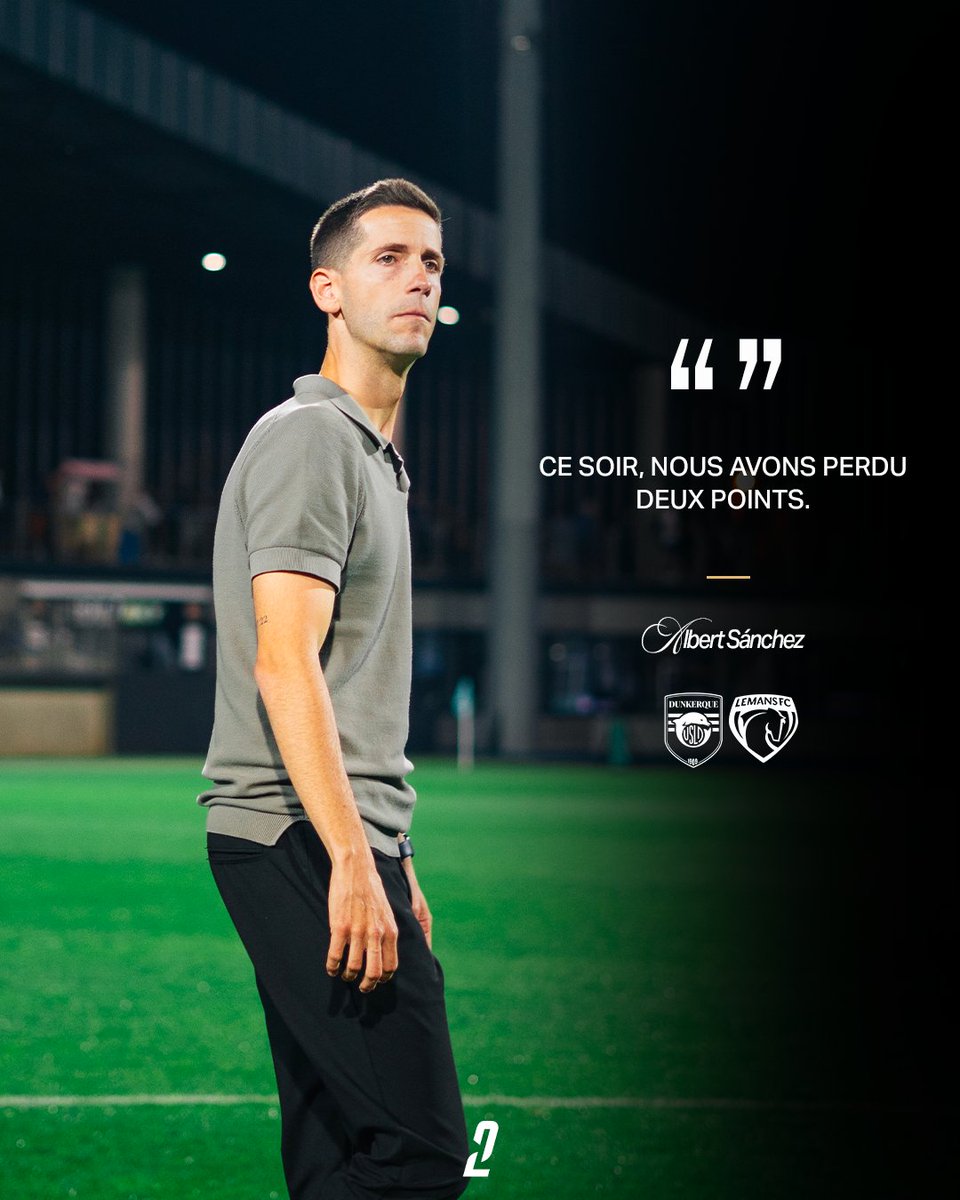 usldunkerque's tweet photo. 🎙️ Après un match disputé (2-2), Albert Sánchez revient sur cette 6️⃣ème journée de championnat en conférence de presse.
🎥 https://t.co/jnp2cRDxdy
#TeamUSLD #USLDLMFC https://t.co/Jt2fSxSzna