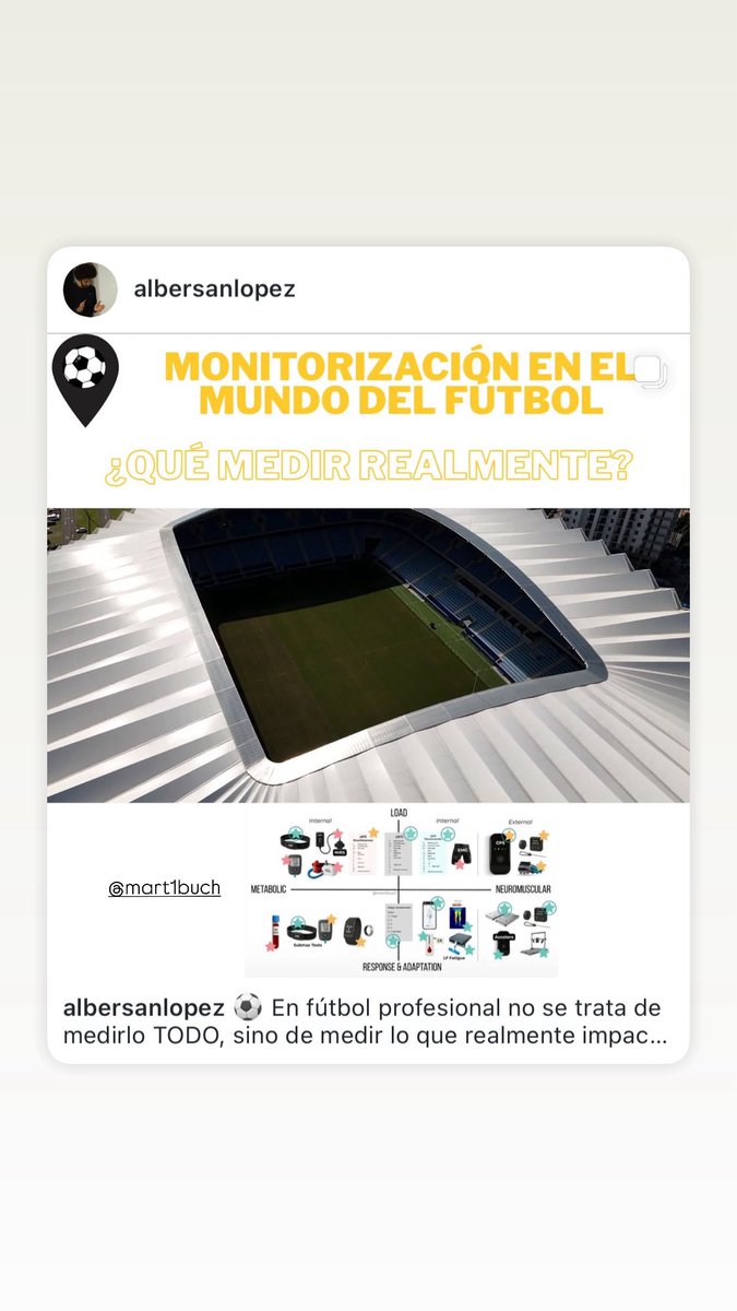 Alberto_SaLopez's tweet photo. En fútbol profesional no se trata de medirlo TODO, sino de medir lo que realmente impacta en el rendimiento.
Aquí te dejo un mapa práctico de qué herramientas podemos usar, cuáles son de uso sencillo y diario y cuáles se pueden reservar para momentos puntuales (crónicos y agudos) https://t.co/V4TsfvNAye