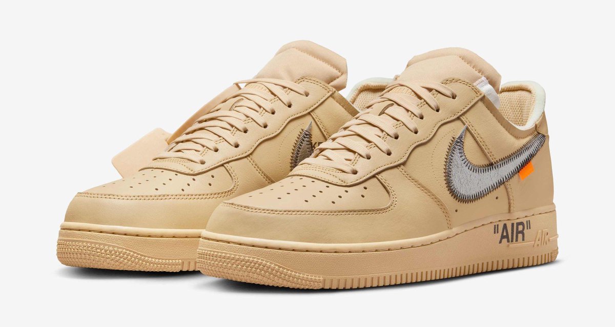 JustFreshKicks's tweet image. Off-White x Nike Air Force 1 Low "Sesame" 🌾
 
• Fall 2025
• $150