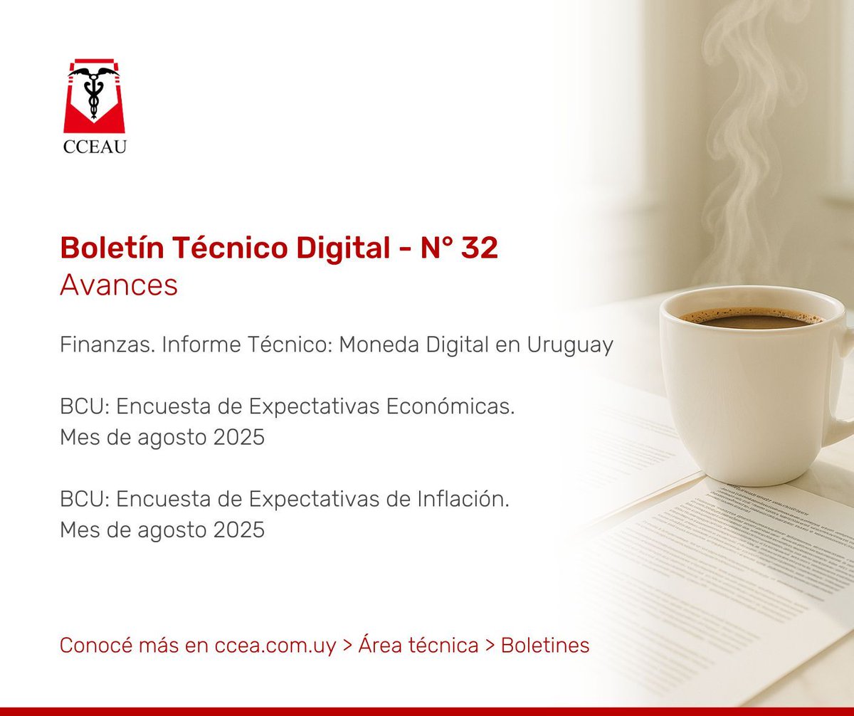 📢 Nueva edición del Boletín Técnico Digital - N° 32

🧾 Ya está disponible el boletín con contenido técnico actualizado y relevante para el ejercicio profesional.

🗂️ Una herramienta exclusiva para socios, elaborada por el Consejo Editorial del CCEAU.

👉 Ingresá a a nuestro