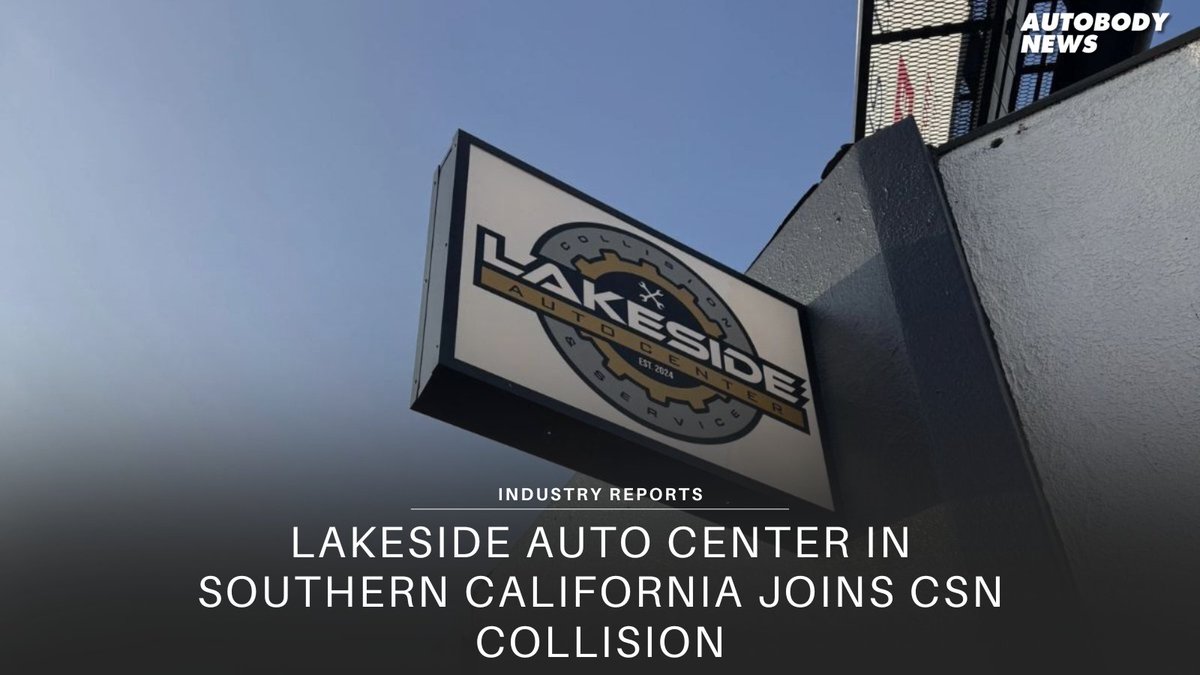 autobodynews's tweet image. Lakeside Auto Center joins @CSNCollisionUSA, combining customer-first service with national training &amp;amp; warranty standards. ▶️ ow.ly/aaS850WYlLF

 #CSNCollisionUSA #AutoService #CollisionRepair