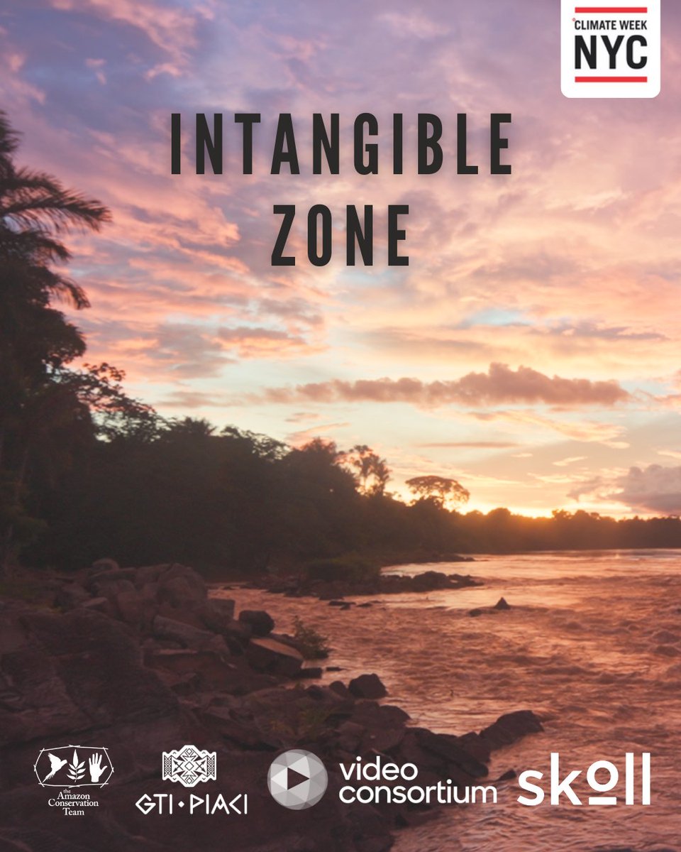 AmazonTeamOrg's tweet image. Join us during Climate Week NYC for a special screening of Intangible Zone — an immersive experience into the heart of the Amazon and the knowledge of its Indigenous guardians.

📅 RSVP is required to attend. Reserve your spot now! (Free event)

Link: eventbrite.com/e/journey-to-t……