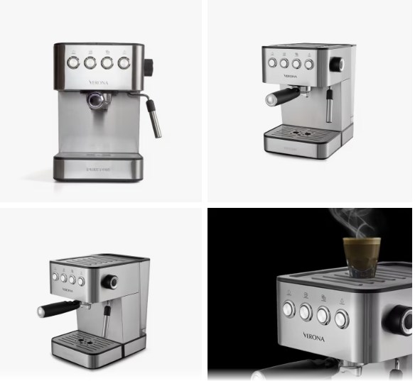 📉**BAJADA DE PRECIO en Miravia**

Cafetera Verona con portafiltro de doble salida - Expreso - Bomba italiana - 20 Bares - Vaporizador orientable  PRIXTON

✅ **Precio: 64,99€**
❌ Antes: 94,99€
🔗 chollo4u.com/Z9PguU