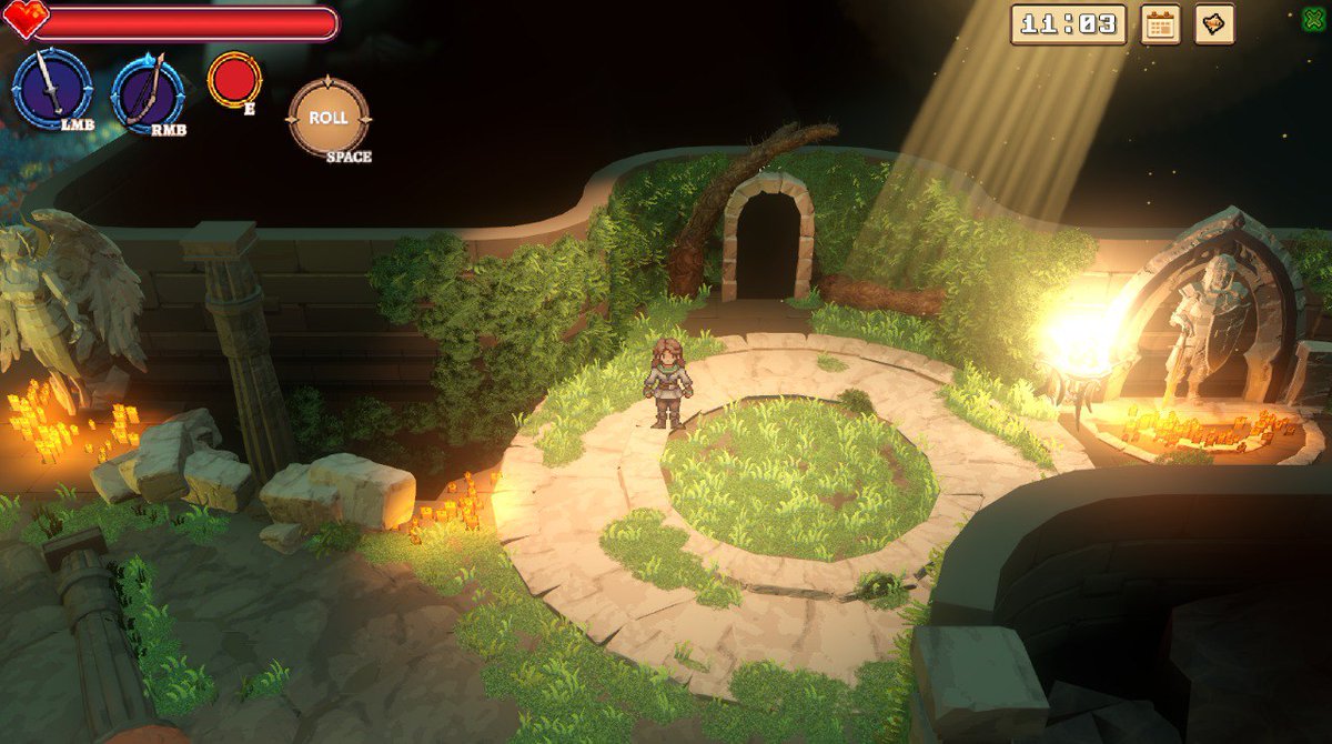 Quorum_Games's tweet photo. whew flashback friday!
#indiegames #indiedev #gaming #pcgames #farmingsim #lifesim #callofelyndra #godot #rpg #environmentdesign https://t.co/Q0QWGvW9w7