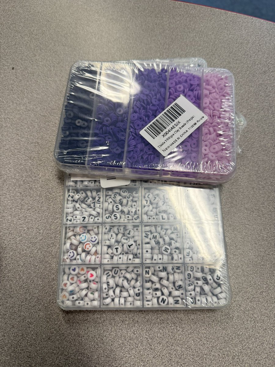 One step closer to affirmation bracelets for our nursing home friends thanks to an anonymous donor 🥰🥰 Thank you for helping my students spread kindness!