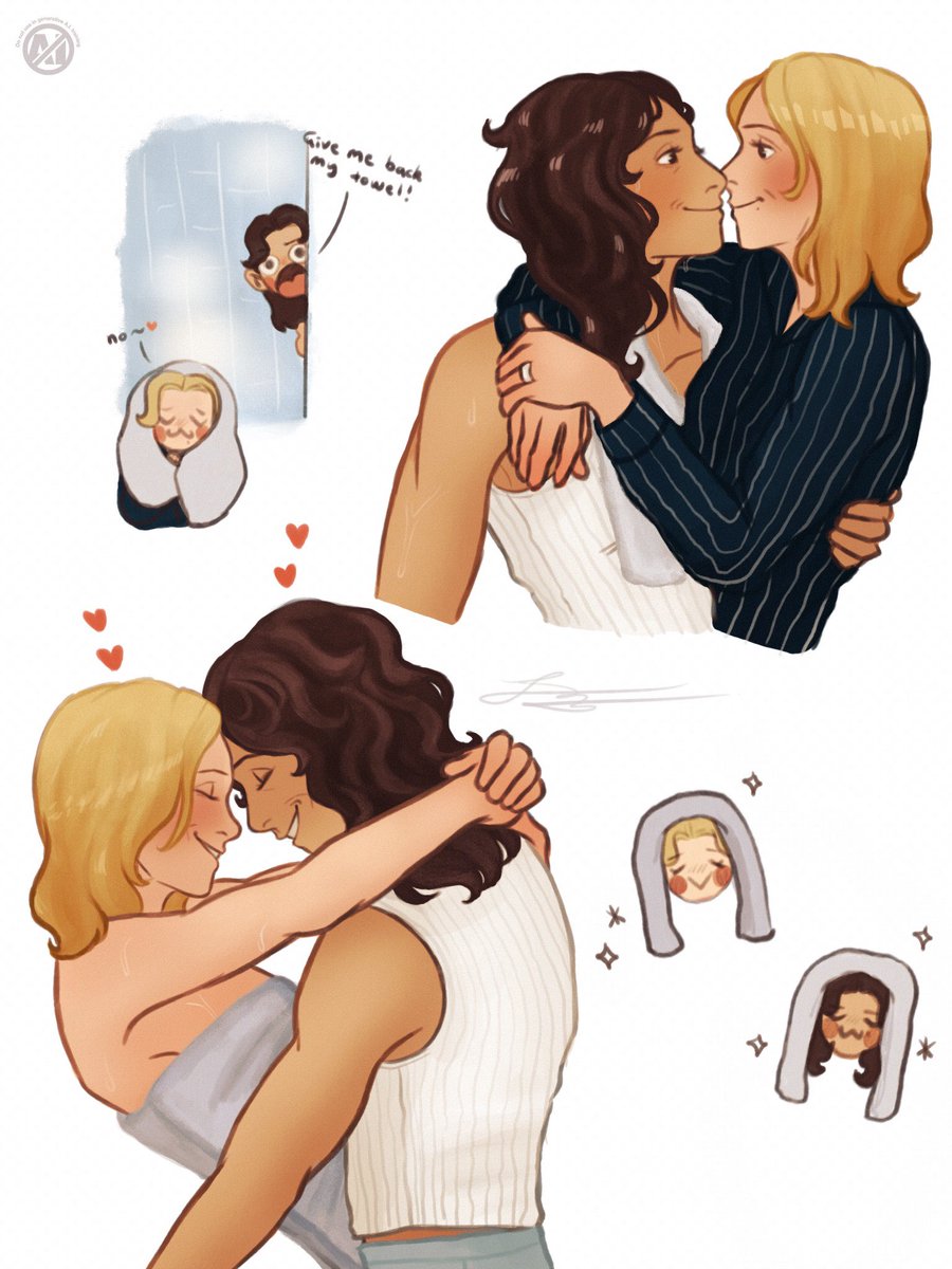 it’s been a year since I started making #tibette fanart so i decided to draw a little something for you all~ :3 🫧