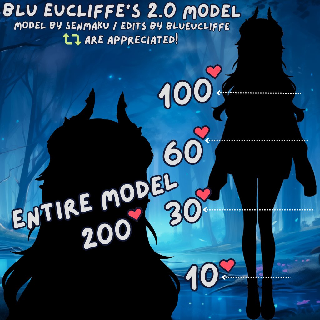 2.0 MODEL INCOMING!
LIKE TO UNLOCK MORE!
RETWEETS ARE APPRECIATED!
-+-
model by <a href="/senmaku_/">煎卷 CustomizableModel OUT NOW💗</a> 
edits by myself!