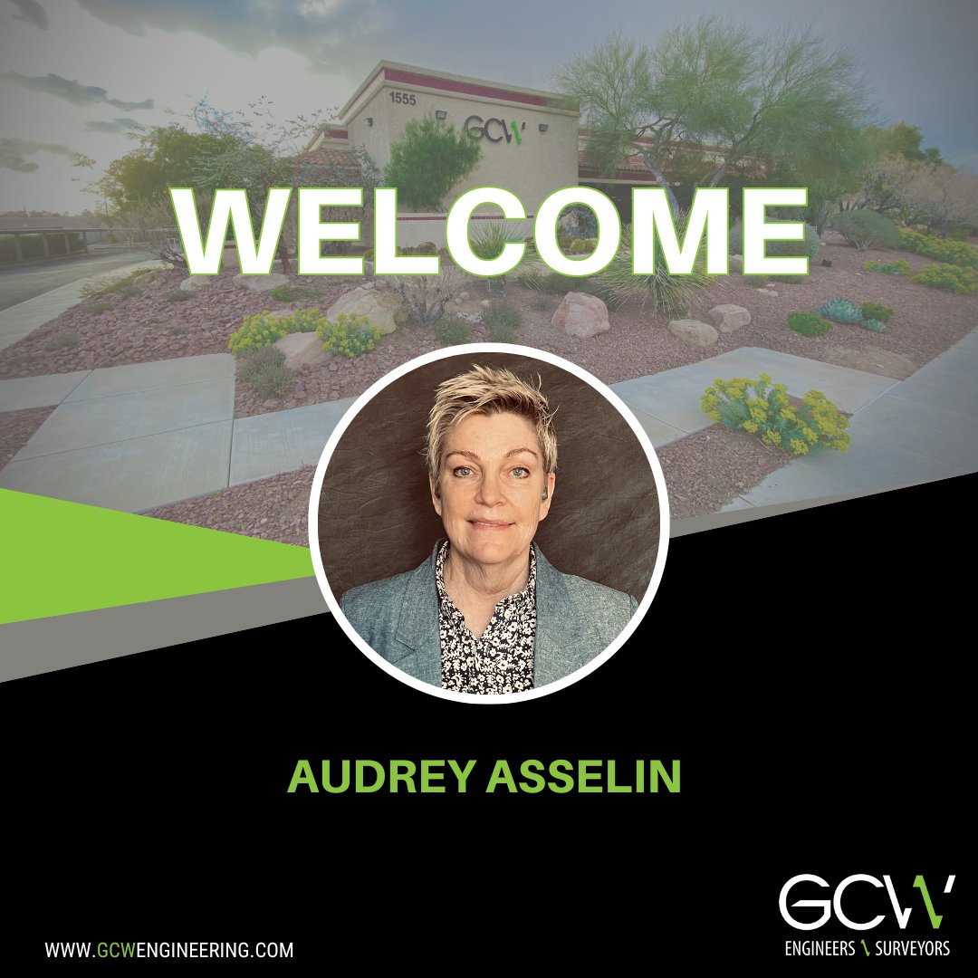 Please join us in welcoming Audrey Asselin to GCW as a Senior Project Manager in our Airport/Summerlin division! Welcome to the team, Audrey! #lifeatGCW #newfaces #civilengineering