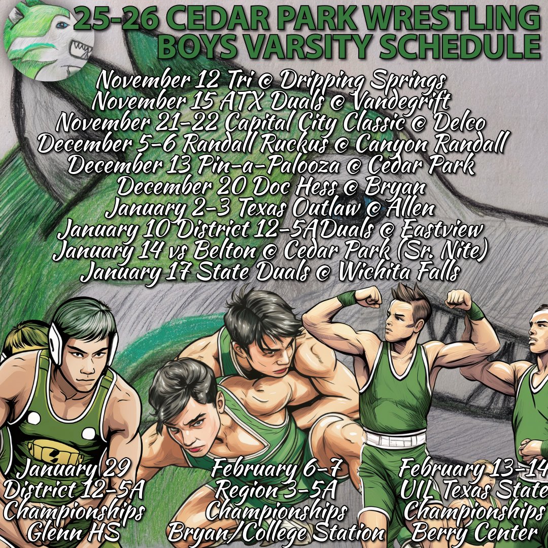 Cedar Park HS Wrestling (@twolf_pins_tx) on Twitter photo 