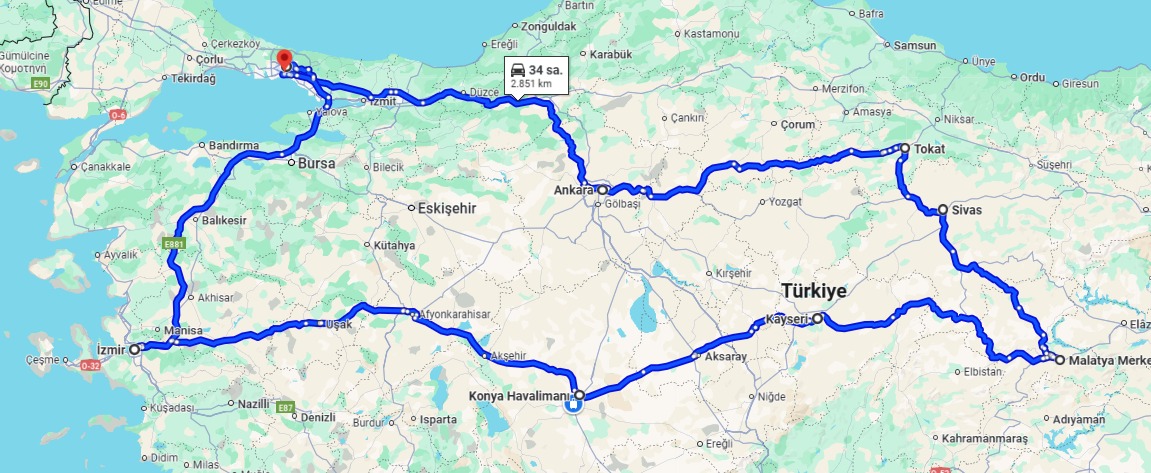 giranlik's tweet photo. Bir haftada mini Türkiye turu he @_yakuphans https://t.co/57b1GBHDE8