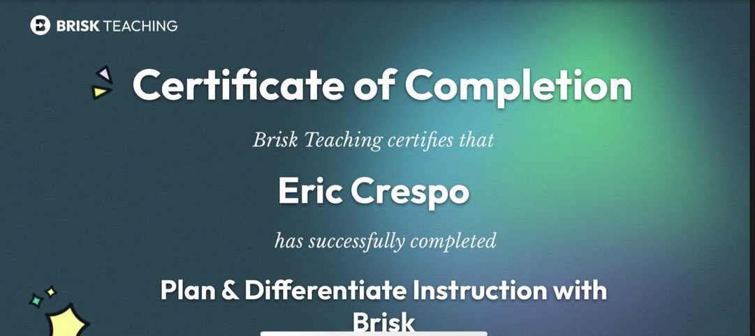 I’m ready to Brisk It! <a href="/WeehawkenTSD/">Weehawken Schools</a>