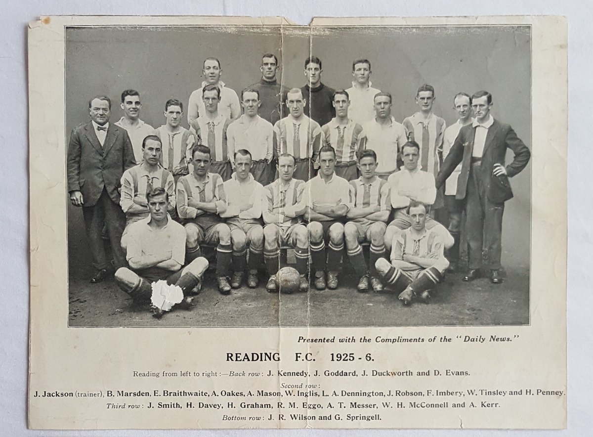 cribsie's tweet image. Division Three (South) Champions 1926 #readingfc