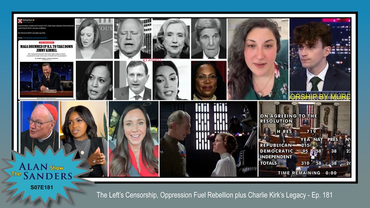 In Episode 181 of The Alan Sanders Show, Alan explores the human condition through the lens of history, literature, and modern politics, revealing how oppression sparks rebellion. From Spartacus’ uprising against Rome to the French Revolution’s guillotines, the repressed have