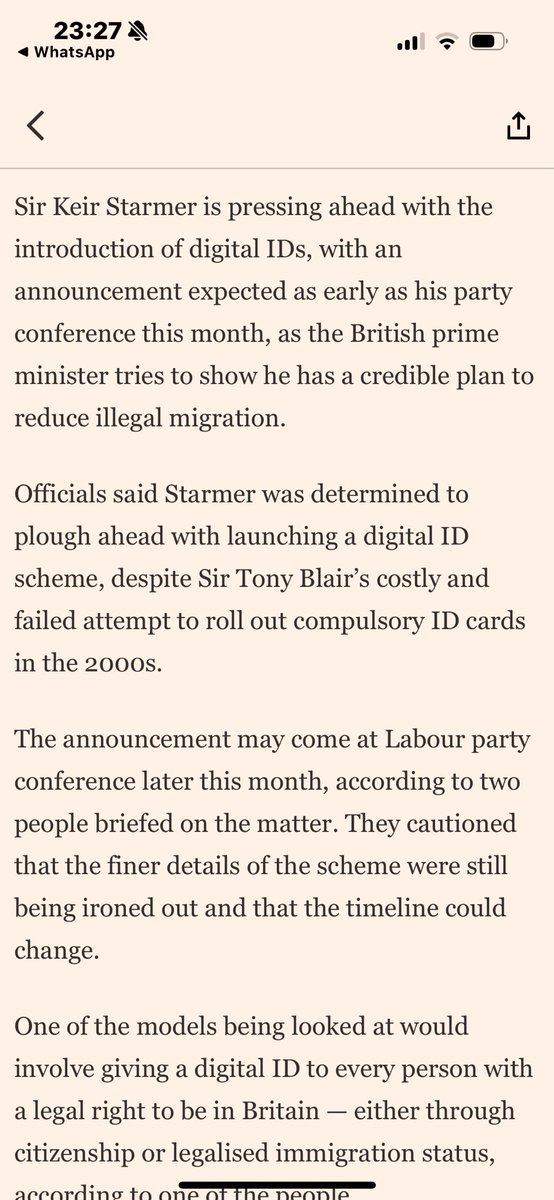 DrHoenderkamp's tweet photo. This is a step too far. 

We must galvanise and say no collectively. 

They created the migrant problem in order to push this through. 

I will not comply @Keir_Starmer https://t.co/4i946QNOPS
