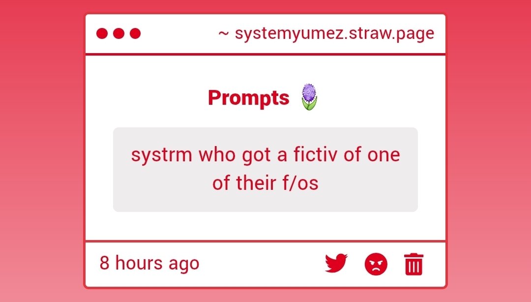 systemyumez's tweet photo. ♬ ⠂ ⠄ 🪻 #yumetwt 

System who got a fictive of one of their f/os https://t.co/4CQcUw1wrN