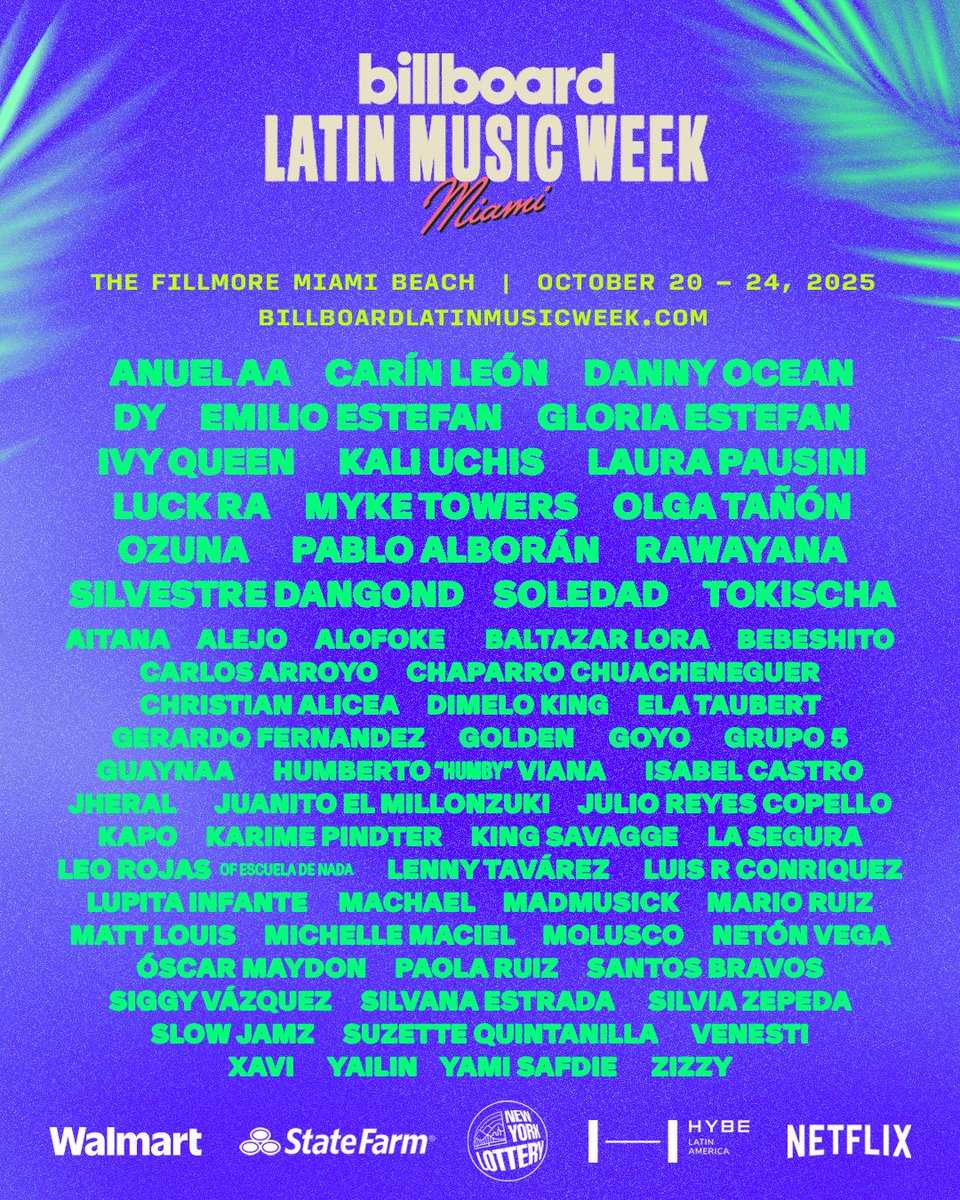 billboardlatin's tweet photo. Don't miss Karime Pindter at the biggest week in Latin music, returning to Miami from October 20-24, 2025! 🌴😎  Get your tickets for #BillboardLatinWeek here: https://t.co/aODfUoe9ax https://t.co/3MdkhWI9Ox