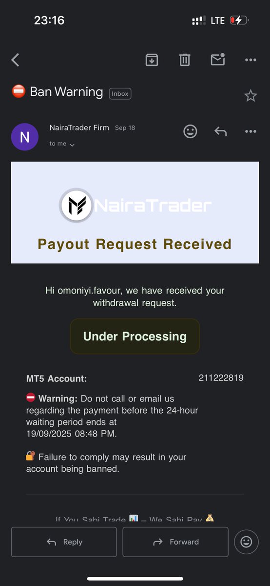 FavourFx01's tweet image. Bought my account on Sep 15  and  pass phase 1 the same day, pass phase 2 the following day and I verify my kyc everything got approved just because I didn’t breach any of their rules, and I request for payout yesterday evening… wake up this morning to credit alert, thanks 💐💐