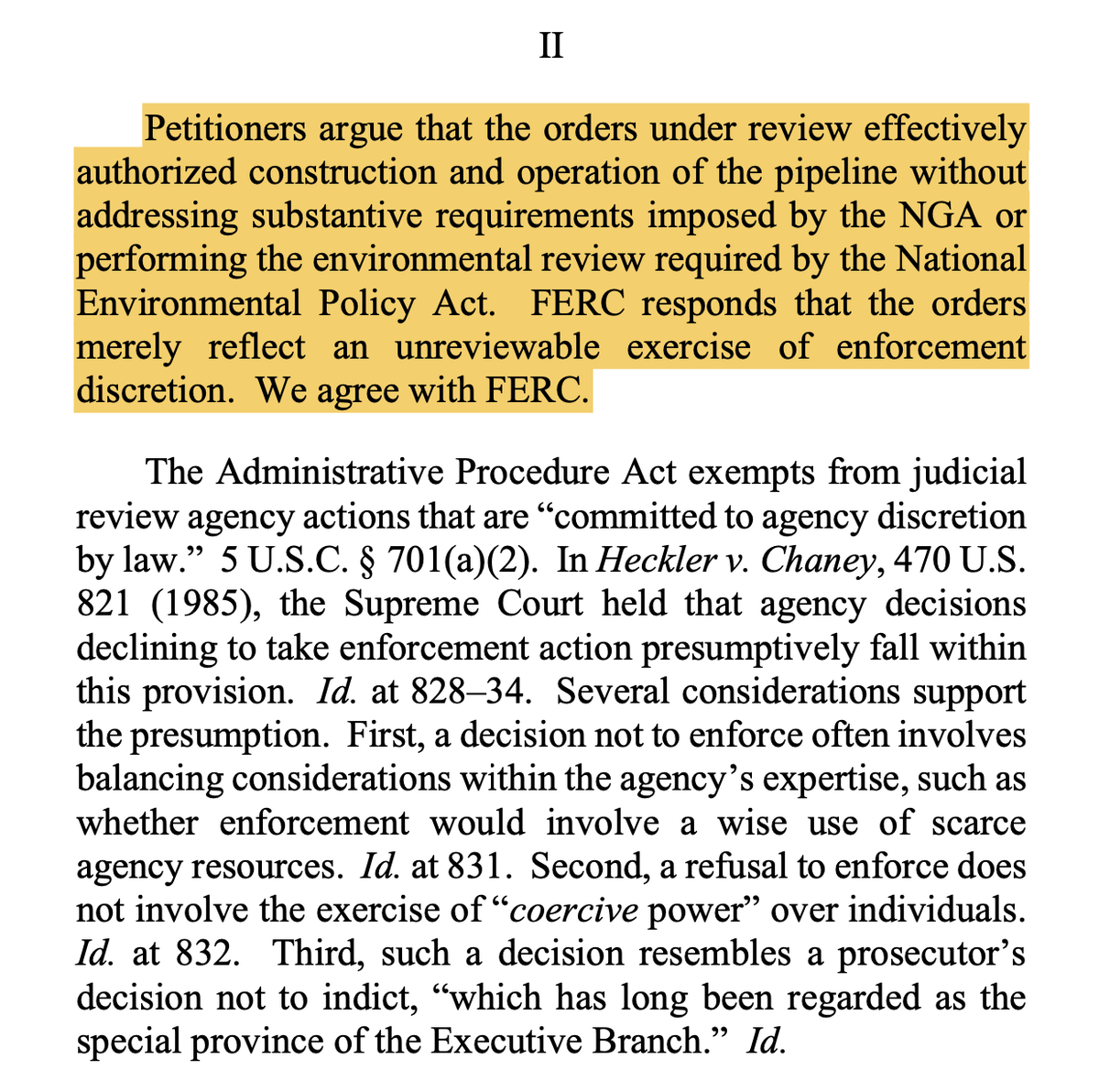 DC Circuit Appeals Court today rejected a challenge by environmental groups to a natural gas pipeline built by New Fortress Energy in #PuertoRico. The pipeline was constructed without explicit approval from FERC, whose full review is still pending. media.cadc.uscourts.gov/opinions/docs/…