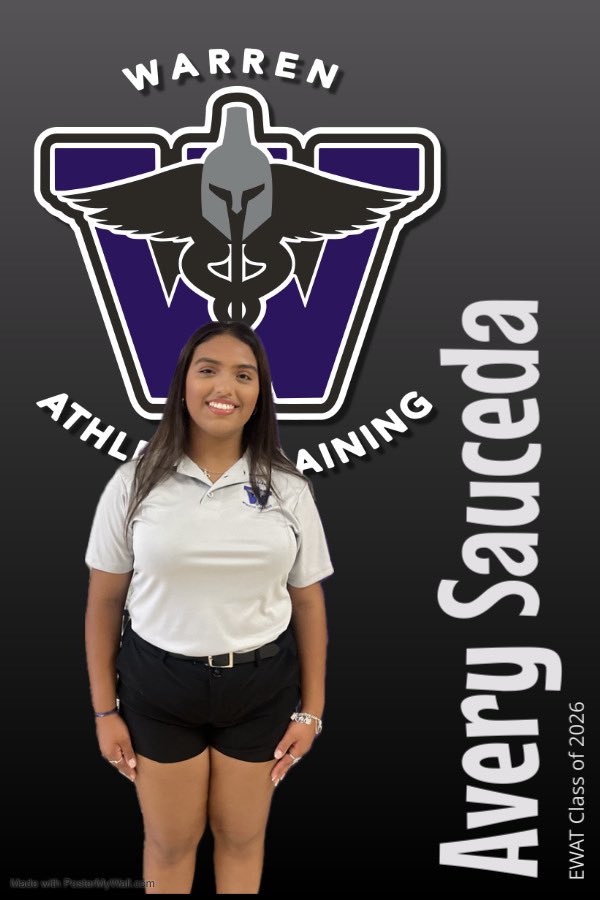 Congratulations to our WEEK TWO Student Trainer of the week Avery Sauceda!! #FightOn