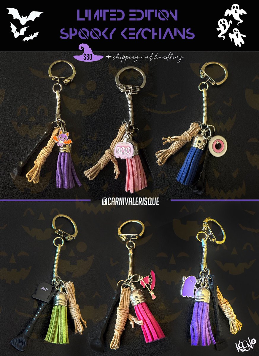 Where are my spooky collectors!?? 
Better yet where are my k!nky spooky collectors!?? 

I’m crafting all month 👻