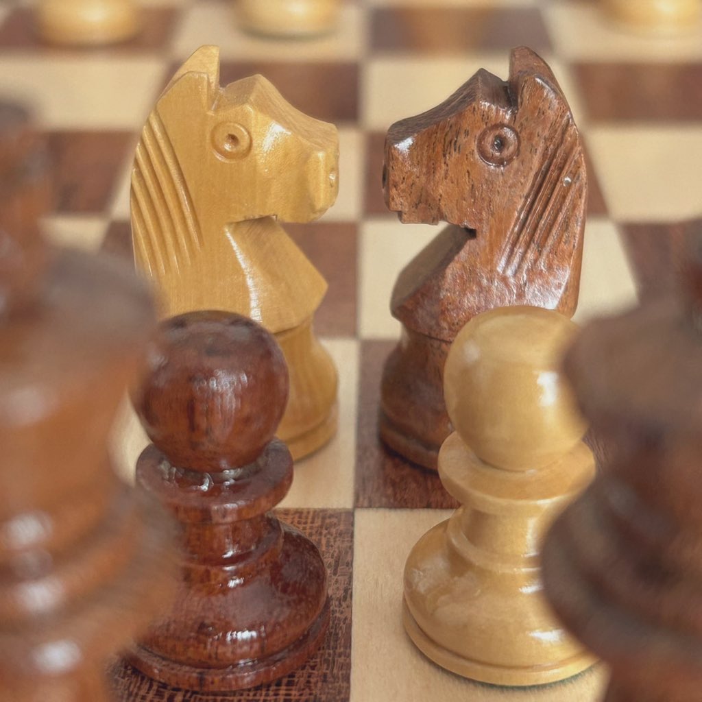 curiousity5_c's tweet image. 再掲の再掲の再掲。
@chessjapan2017 さんのチェスセット。
31㎝、オリジン。
寄木細工で磁石入り。旅行に便利。ナイトが可愛い。
某小説みたいに、僕の手に駒が馴染むまでは、かなりの時間がかかるだろうけど、長年の相棒として、大切にしていきたいな。