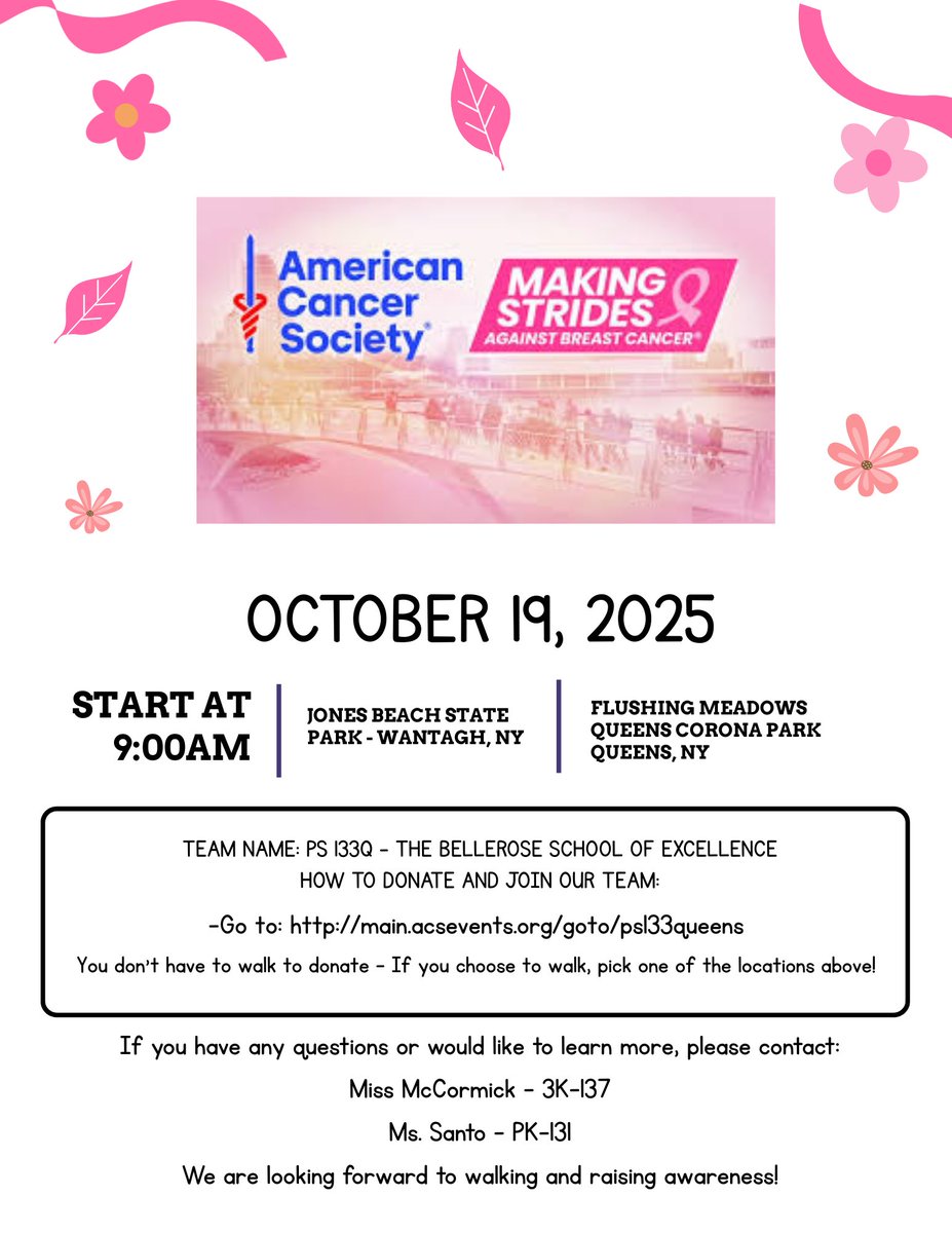 Save the date and support our TEAM. #breastcancerawareness