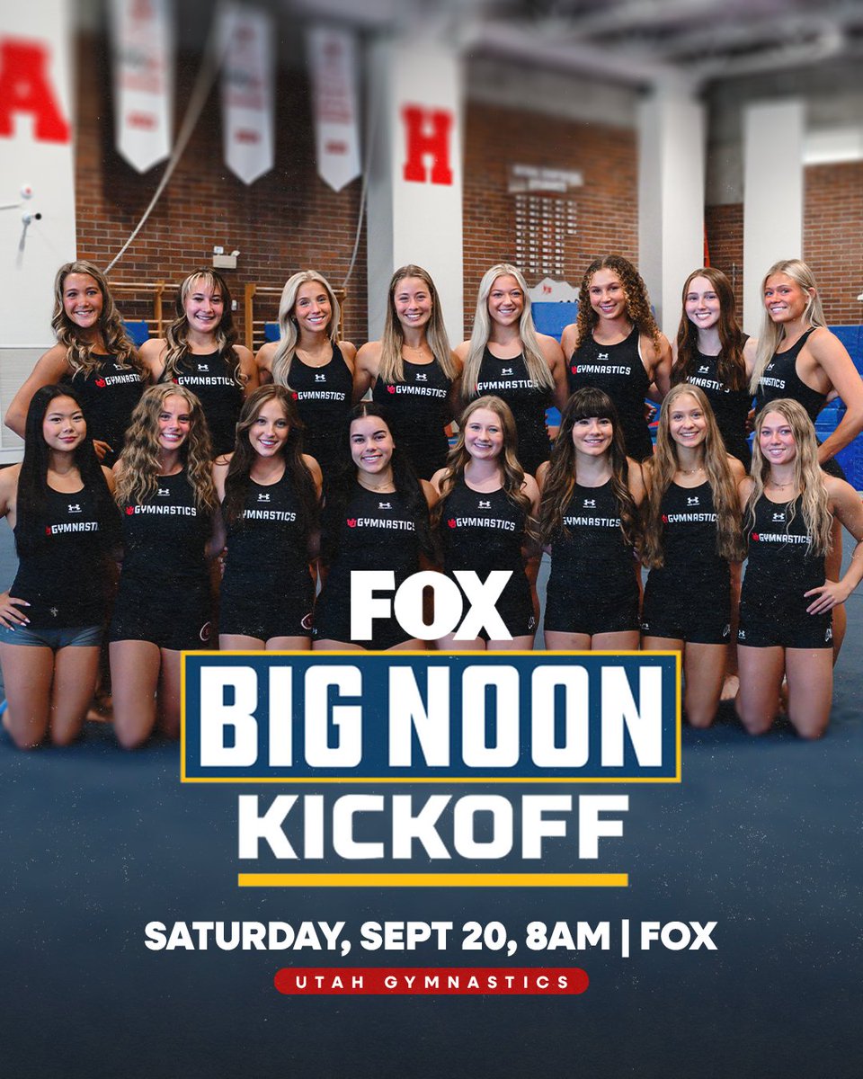 Catch the Red Rocks on Fox’s Big Noon Kickoff tomorrow at 8 AM MT — right before <a href="/Utah_Football/">Utah Football</a> takes on Texas Tech! 🔴⚫️